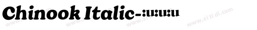 Chinook Italic字体转换 Chinook Italic字体转换
